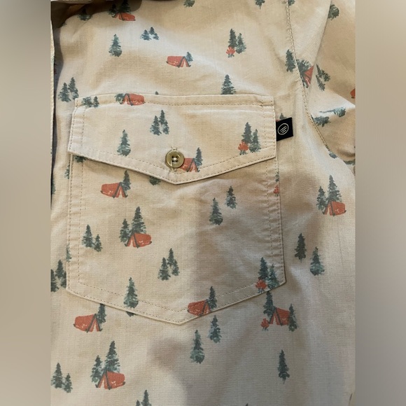 United by Blue Camping Print Button Down XS - Picture 10 of 10